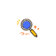 Discovery and Alignment icon – magnifying glass representing research and clarity